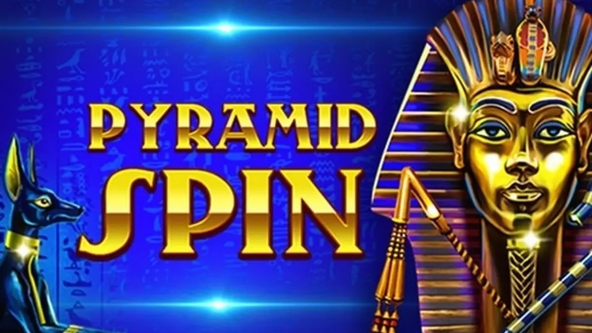 Tampilan layar permainan slot Pyramid Spin dengan tema Mesir kuno
